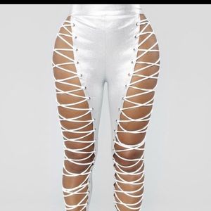 Lace Up Pants